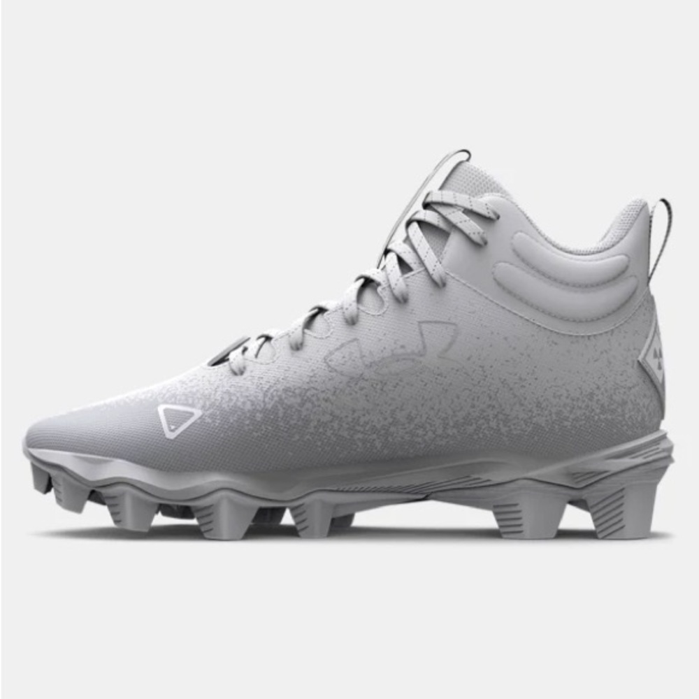 Under Armour Youth Spotlight Franchise RM 2.0 Jr. Cleats - White - Size 5 Youth
